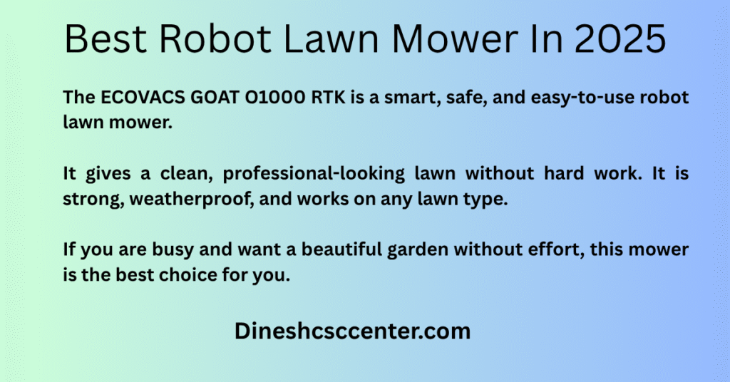 Robot Lawn Mower